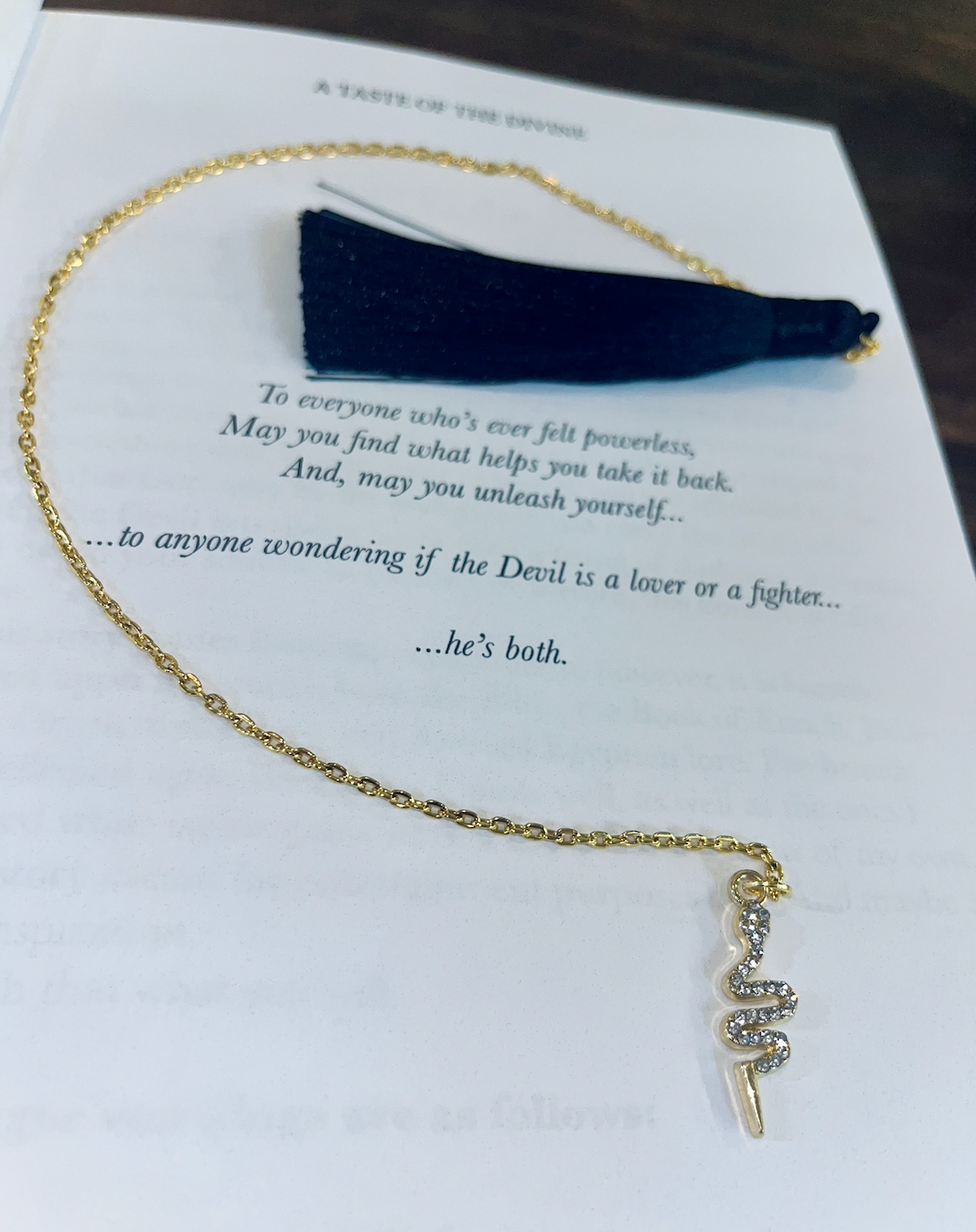 Snake Chain Bookmark