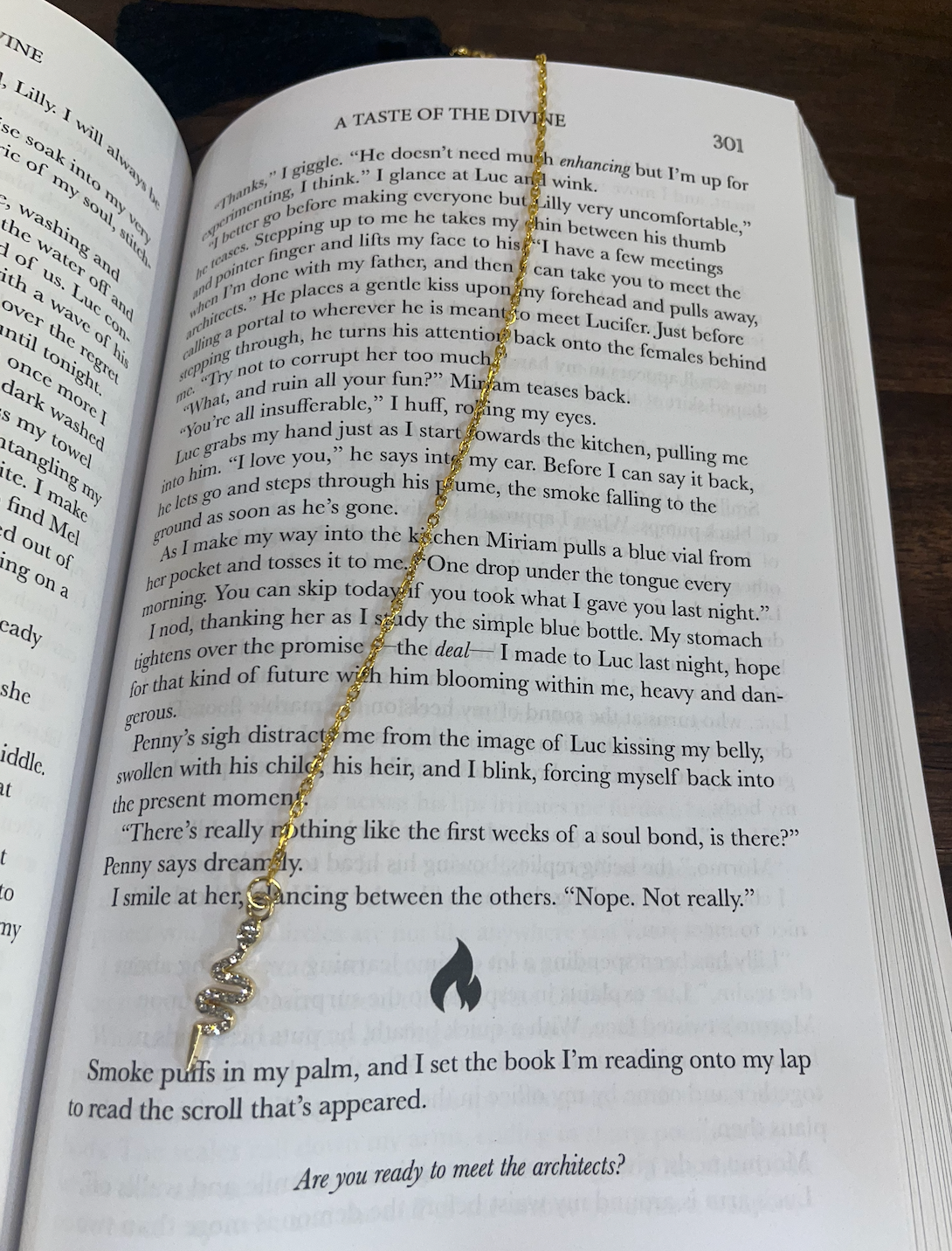 Snake Chain Bookmark